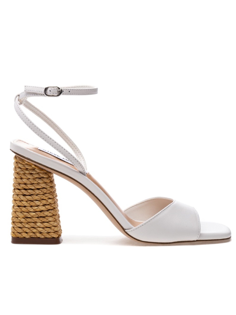 STEVE MADDEN
ROZLYN SANDAL WHITE LEATHER size 10 - Picture 3 of 14